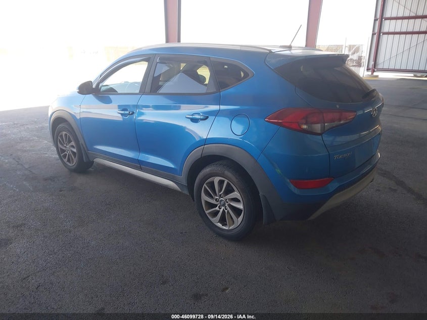 Vin: km8j3ca23hu340594, lot: 46599386, hyundai tucson eco 20173