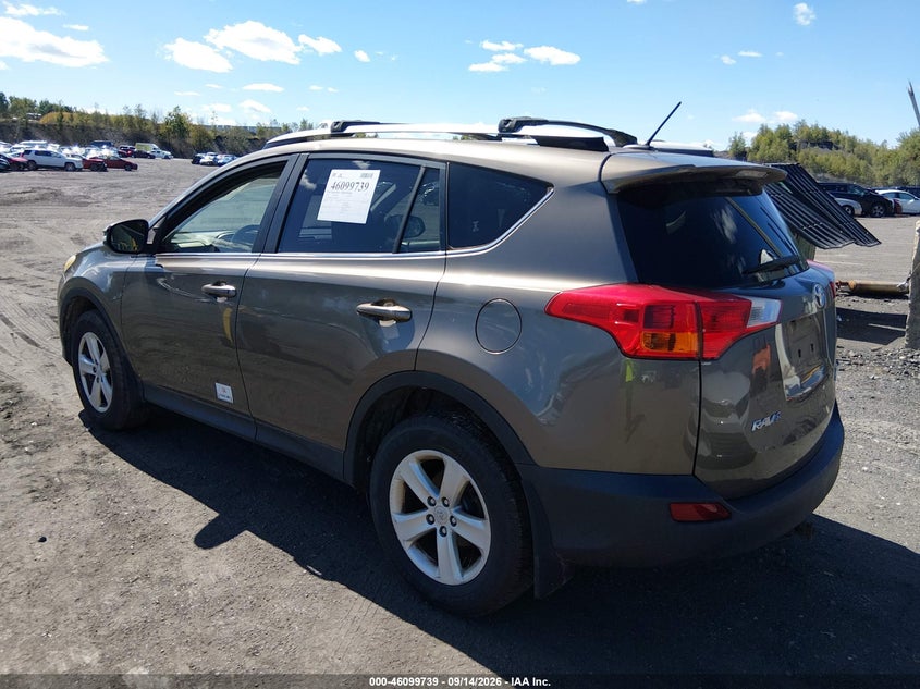 Vin: jtmrfrevxed067106, lot: 46599397, toyota rav4 xle 20143