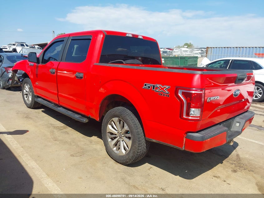 Vin: 1ftew1ep3hkc40045, lot: 46599439, ford f-150 xl 20173