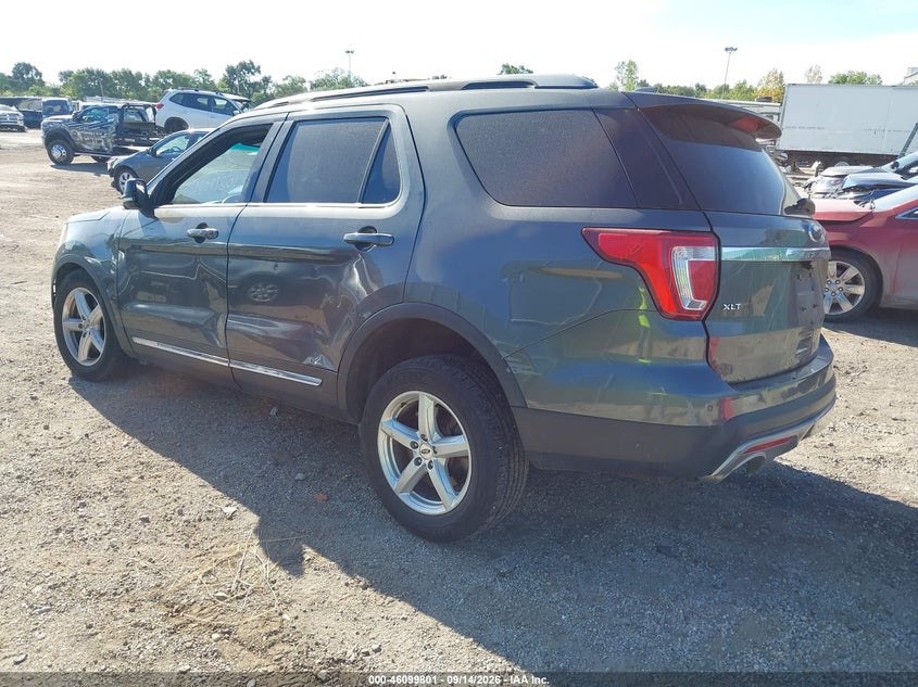 Vin: 1fm5k8d87ggd12019, lot: 46599459, ford explorer xlt 20163