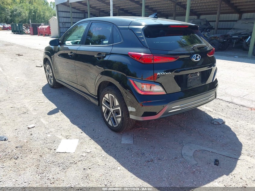 Vin: km8k23ag5pu186973, lot: 46599461, hyundai kona electric se 20233