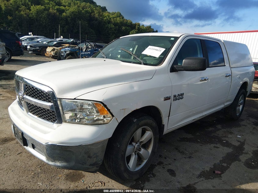 Vin: 1c6rr7tt1js250629, lot: 46599491, ram 1500 slt 20182