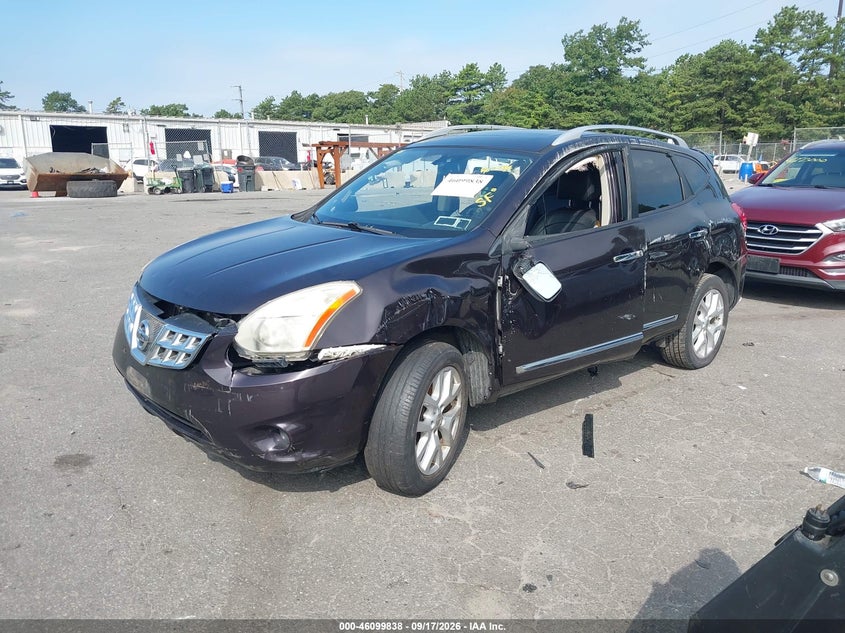Vin: jn8as5mv2bw295009, lot: 46599496, nissan rogue sv 20112