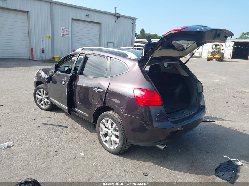 Vin: jn8as5mv2bw295009, lot: 46599496, nissan rogue sv 20113