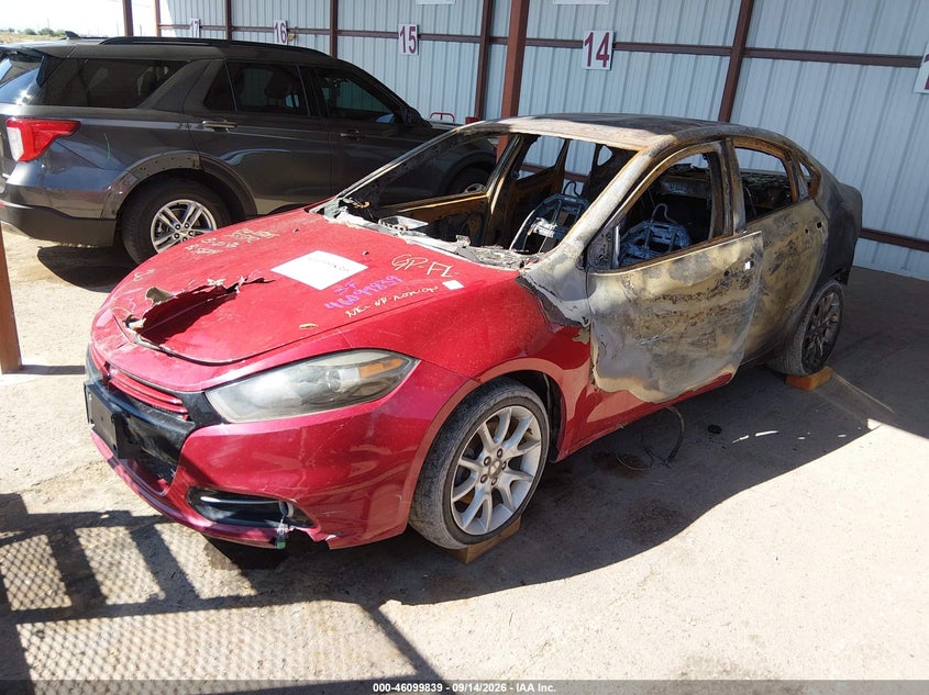Vin: 1c3cdfbh6dd641129, lot: 46599497, dodge dart sxt/rallye 20132