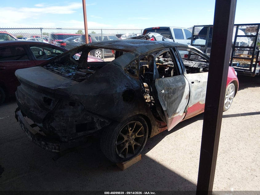 Vin: 1c3cdfbh6dd641129, lot: 46599497, dodge dart sxt/rallye 20134