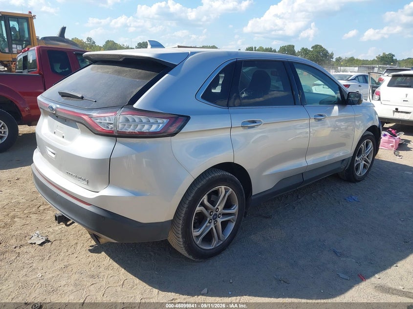 Vin: 2fmpk3k9xhbb90658, lot: 46599498, ford edge titanium 20174