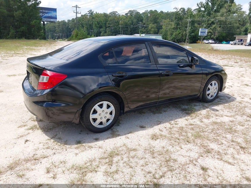 2012 HONDA CIVIC auction photo 4