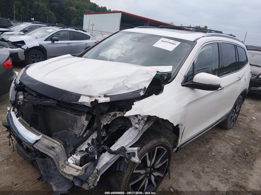 Vin: 5fnyf6h09kb014704, lot: 46599538, honda pilot elite 20192