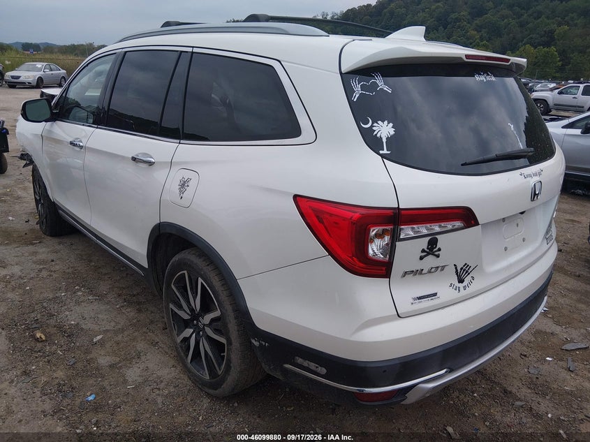 Vin: 5fnyf6h09kb014704, lot: 46599538, honda pilot elite 20193