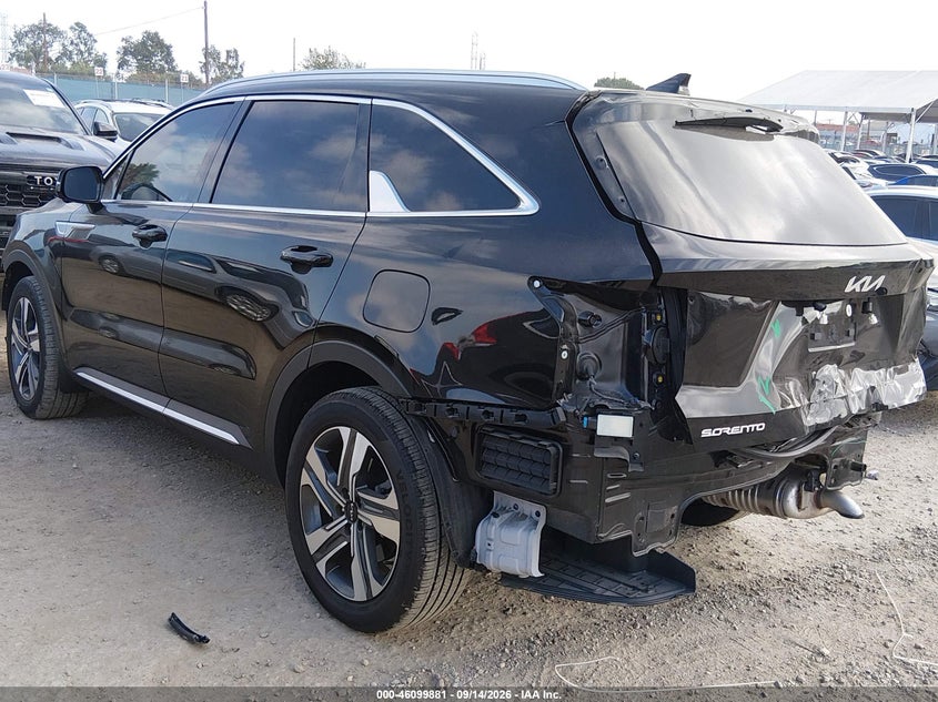 Vin: kndrkdlg7p5205961, lot: 46599539, kia sorento hybrid sx prestige 20233
