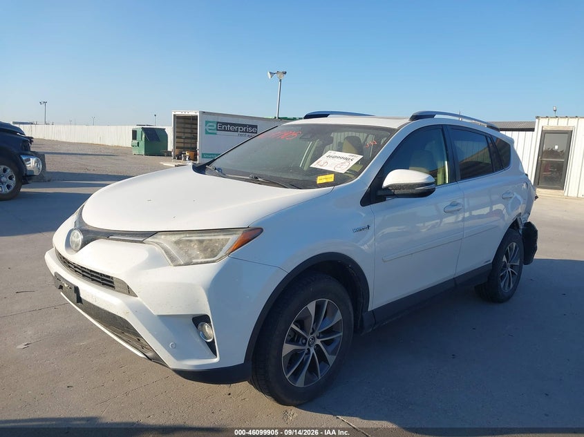 Vin: jtmrjrev7gd013537, lot: 46599563, toyota rav4 hybrid xle 20162