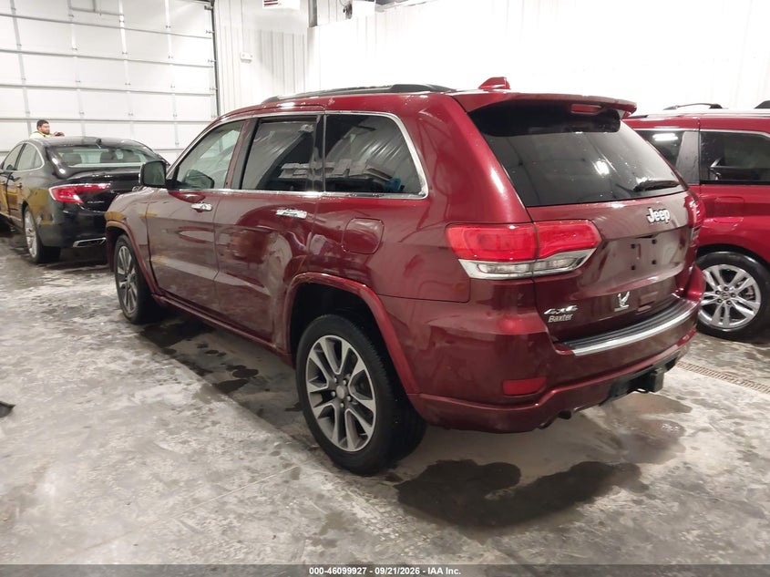 Vin: 1c4rjfcg0jc508646, lot: 46599585, jeep grand cherokee overland 4x4 20183