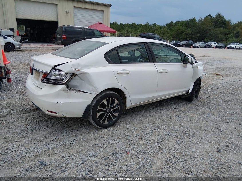Vin: 19xfb2f82de049596, lot: 46599594, honda civic ex 20134