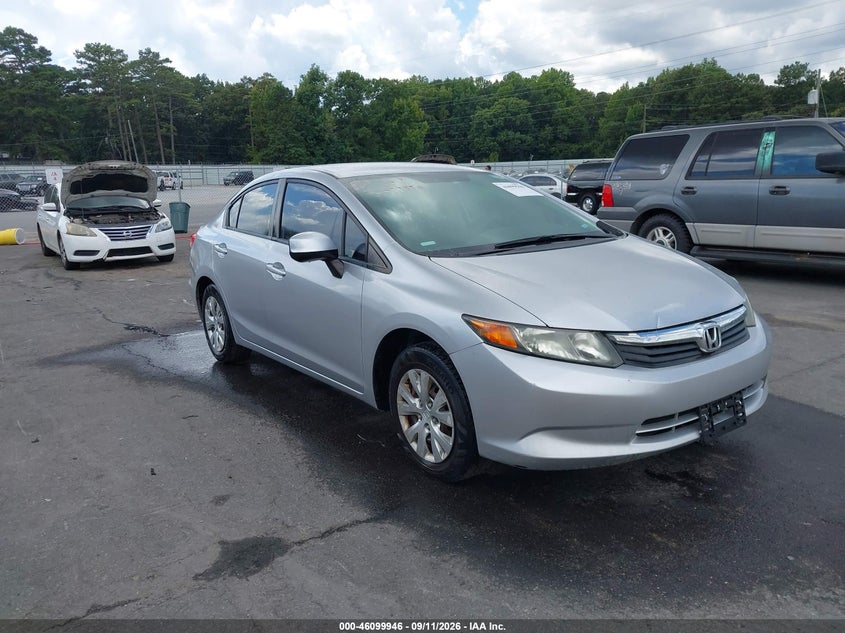 2012 HONDA CIVIC auction photo 1