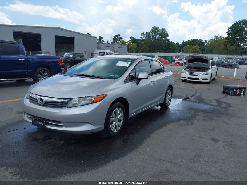 2012 HONDA CIVIC auction photo 2