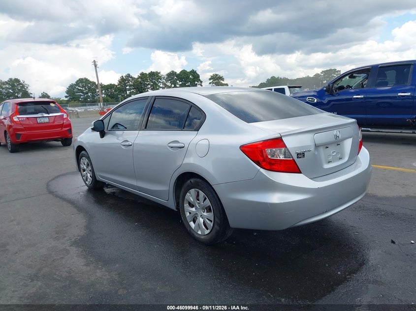 2012 HONDA CIVIC auction photo 3