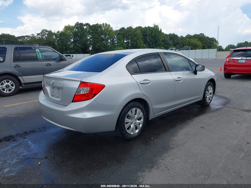 2012 HONDA CIVIC auction photo 4
