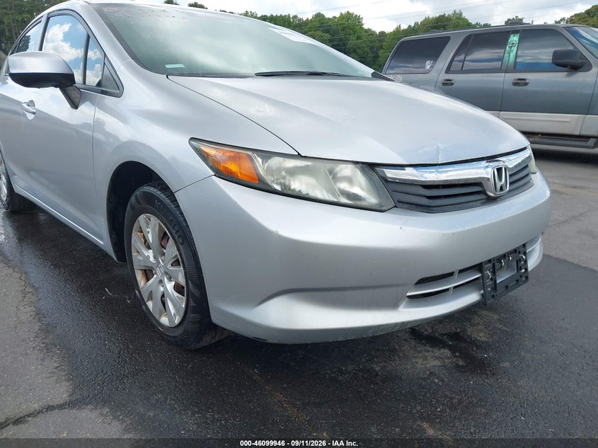 2012 HONDA CIVIC auction photo 6