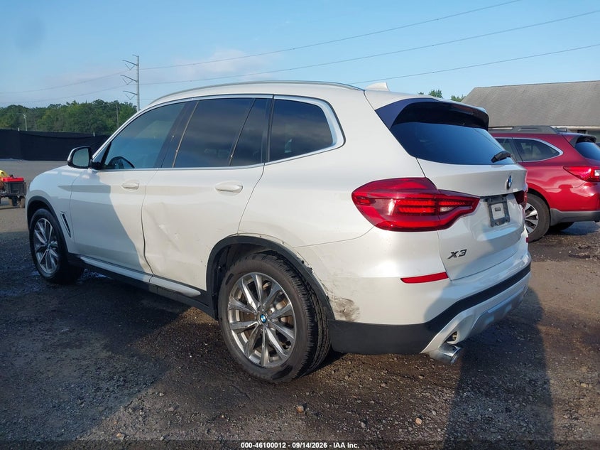 Vin: 5uxtr9c56klr07172, lot: 46599670, bmw x3 xdrive30i 20193