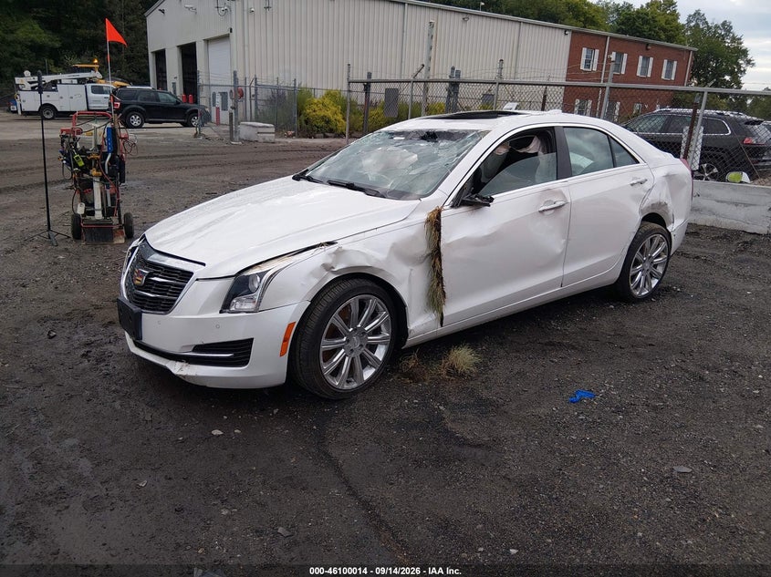 Vin: 1g6ah5sx4h0194163, lot: 46599672, cadillac ats luxury 20172