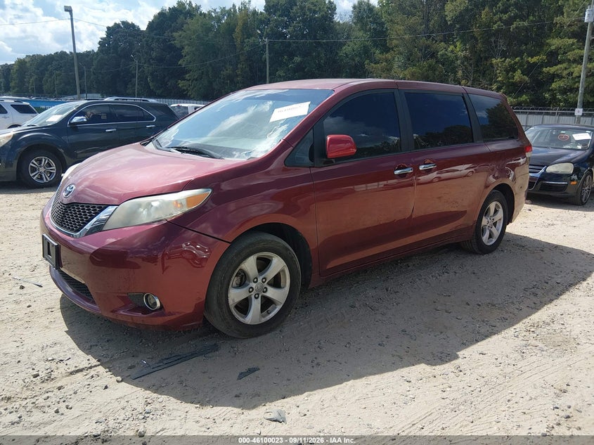 Vin: 5tdka3dc4bs003964, lot: 46599681, toyota sienna 20112