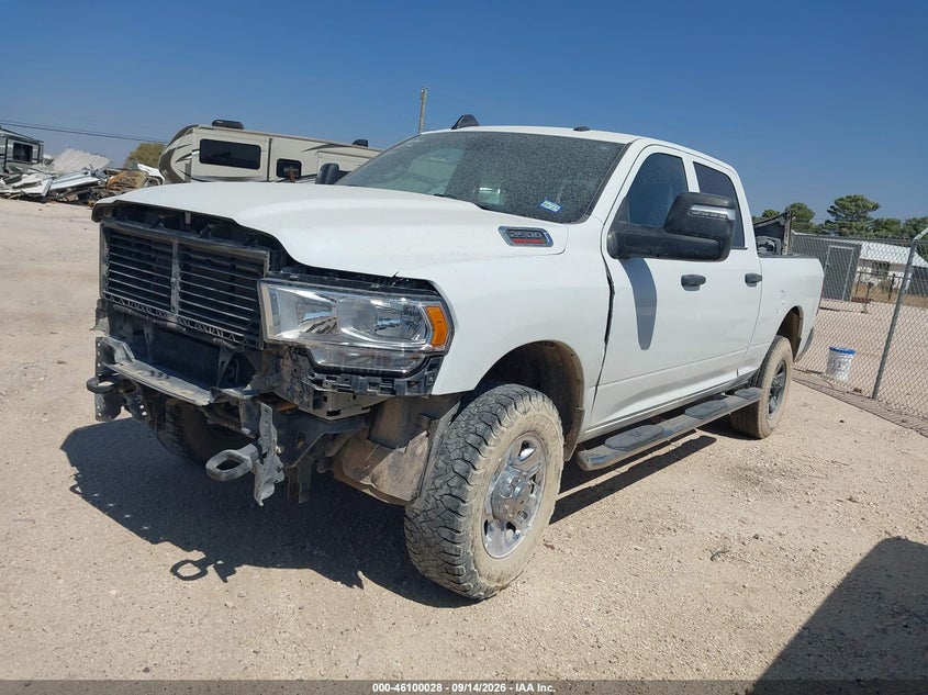 Vin: 3c6ur5cj2rg254110, lot: 46599686, ram 2500 tradesman  4x4 6'4 box 20242