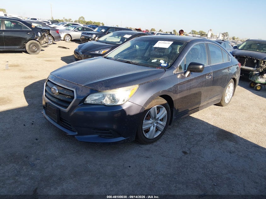 Vin: 4s3bnaa62g3059644, lot: 46599696, subaru legacy 2.5i 20162
