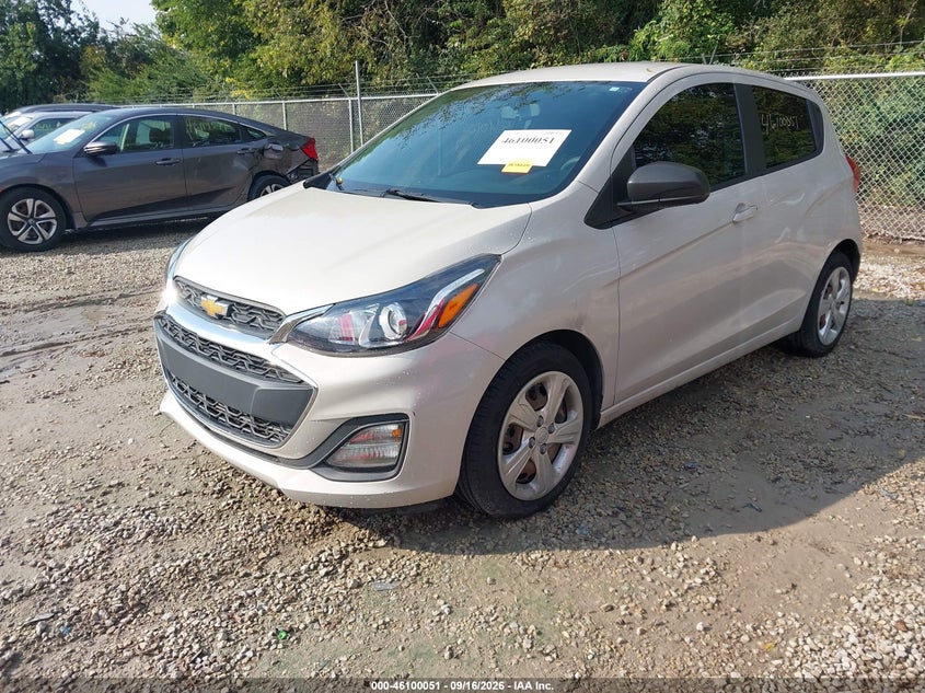 Vin: kl8cb6sa3lc477565, lot: 46599709, chevrolet spark fwd ls automatic 20202