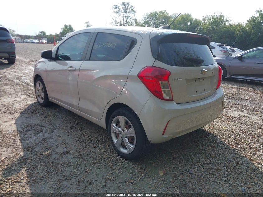 Vin: kl8cb6sa3lc477565, lot: 46599709, chevrolet spark fwd ls automatic 20203
