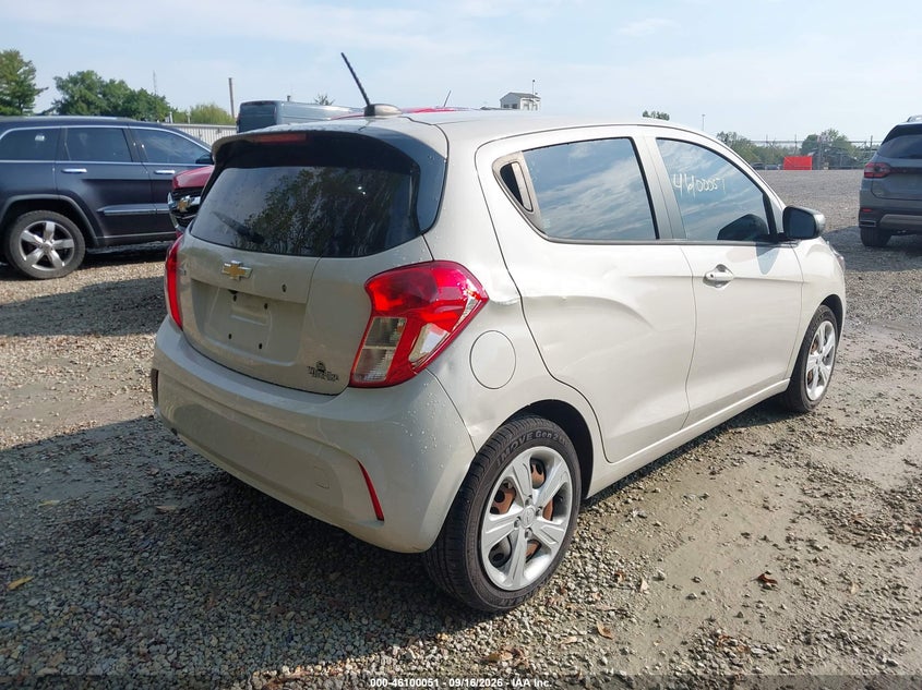 Vin: kl8cb6sa3lc477565, lot: 46599709, chevrolet spark fwd ls automatic 20204