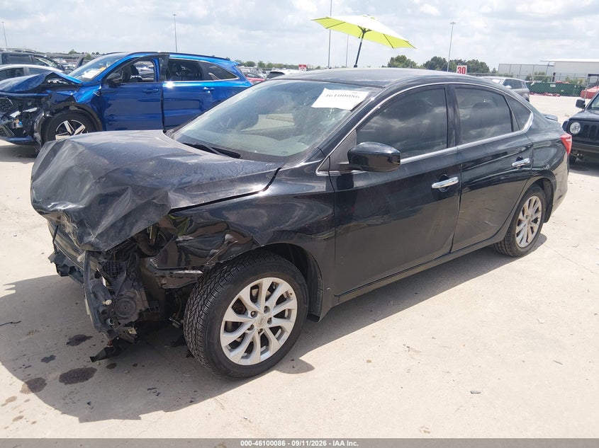 Vin: 3n1ab7ap5kl602680, lot: 46599744, nissan sentra sv 20192