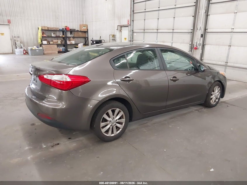 Vin: knafx4a6xe5087672, lot: 46599749, kia forte lx 20144
