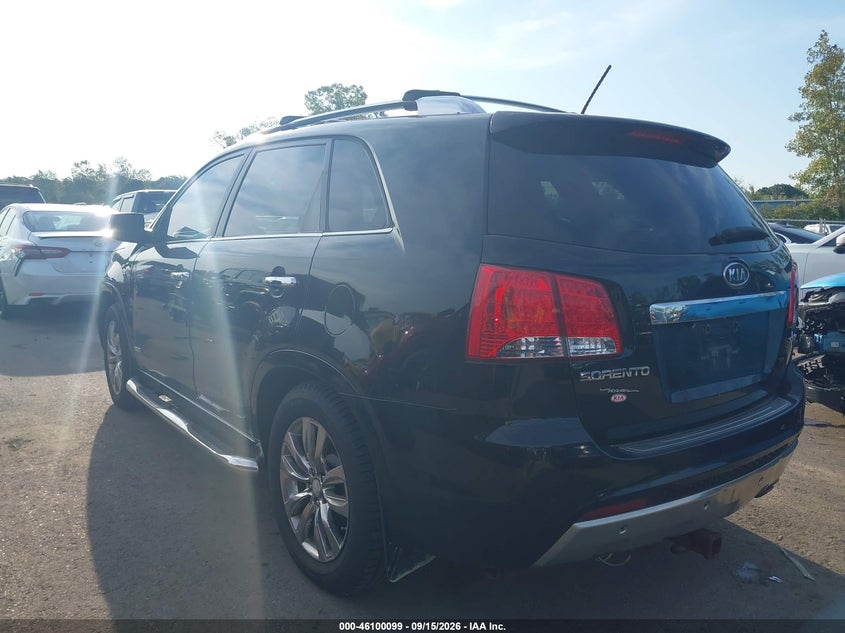 Vin: 5xykwda23cg293888, lot: 46599757, kia sorento sx v6 20123