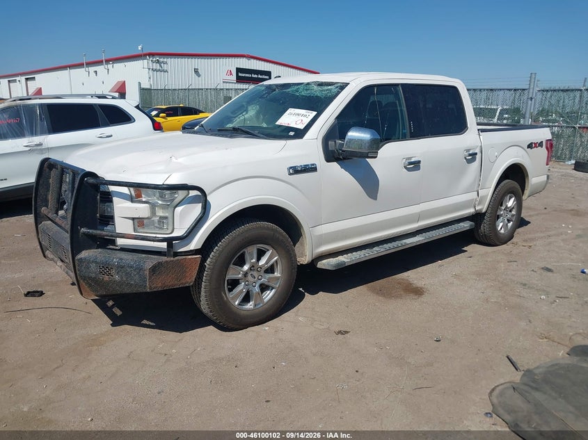 Vin: 1ftew1ef7gkf68123, lot: 46599760, ford f-150 lariat 20162