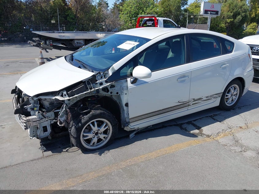 Vin: jtdkn3du8a0228869, lot: 46599786, toyota prius iii 20102