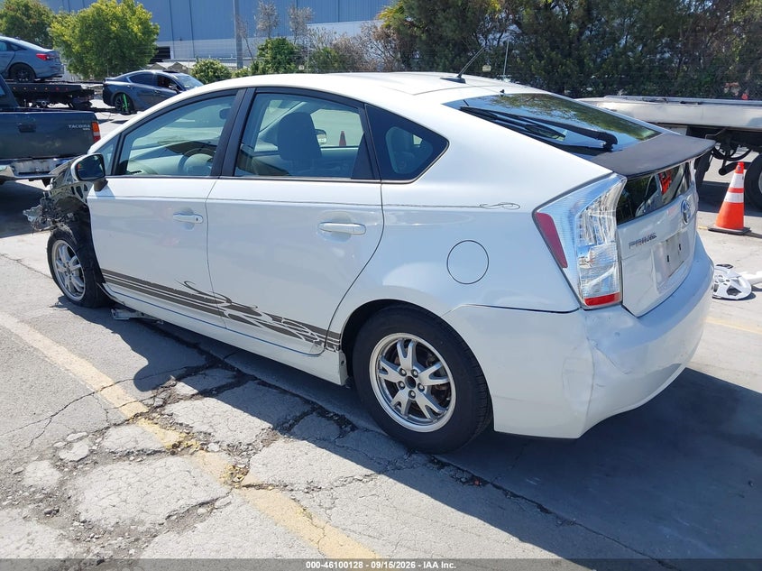Vin: jtdkn3du8a0228869, lot: 46599786, toyota prius iii 20103