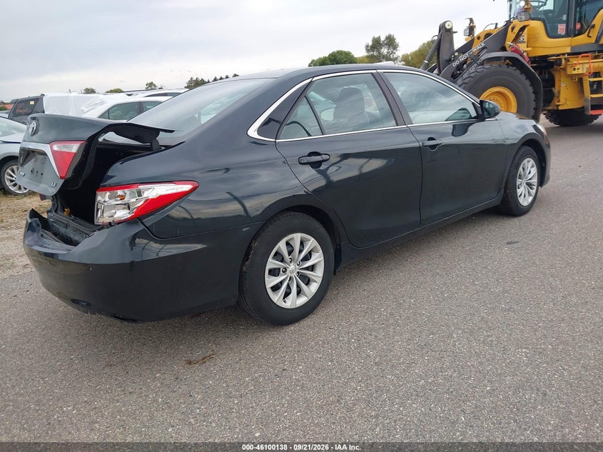 Vin: 4t1bf1fk0gu507226, lot: 46599796, toyota camry le 20164