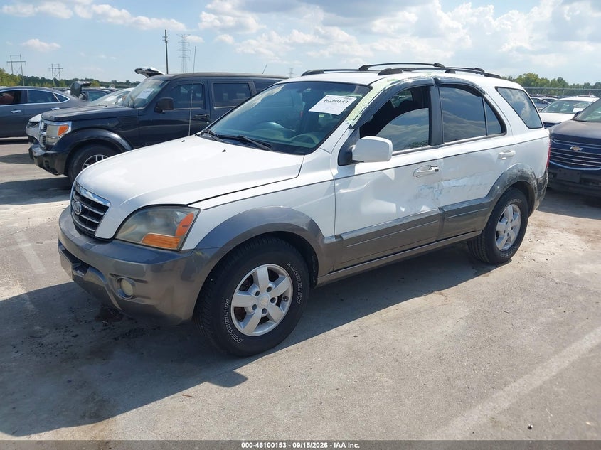 2007 Kia Sorento, Left Side, IAAI, VIN KNDJD736075675006 — photo 2