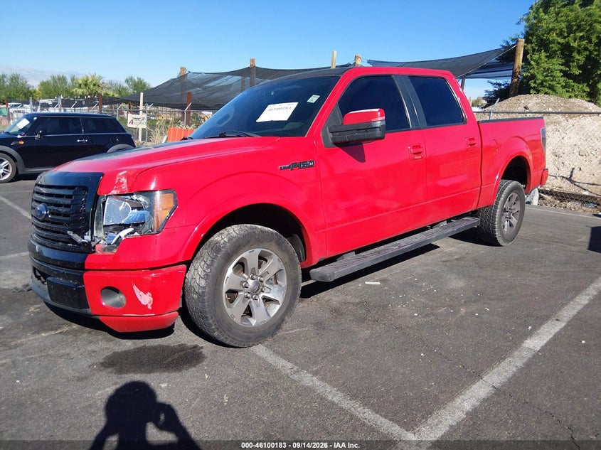 Vin: 1ftfw1cf1bkd68046, lot: 46599841, ford f-150 fx2 20112