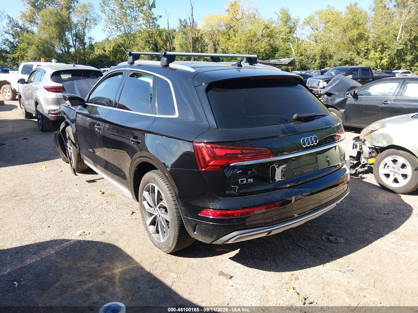 Vin: wa1baafy6m2133102, lot: 46599843, audi q5 premium plus 45 tfsi quattro s tronic 20213
