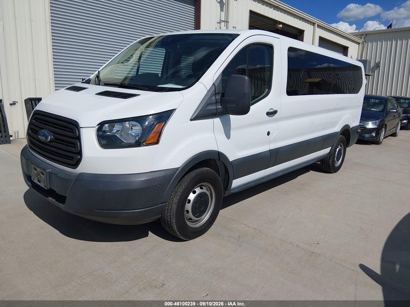 Vin: 1fbzx2zm9jkb42975, lot: 46599897, ford transit-350 xl 20182