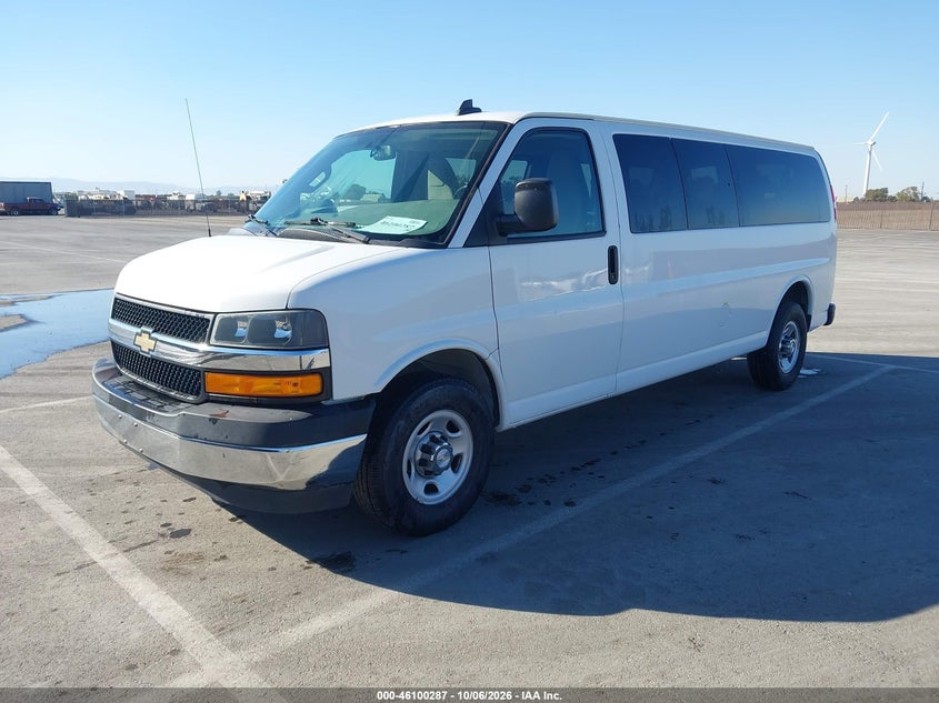Vin: 1gazgpfgxj1304277, lot: 46599945, chevrolet express 3500 lt 20182