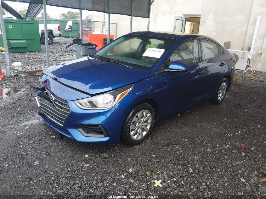 Vin: 3kpc24a31je032603, lot: 46599954, hyundai accent se 20182