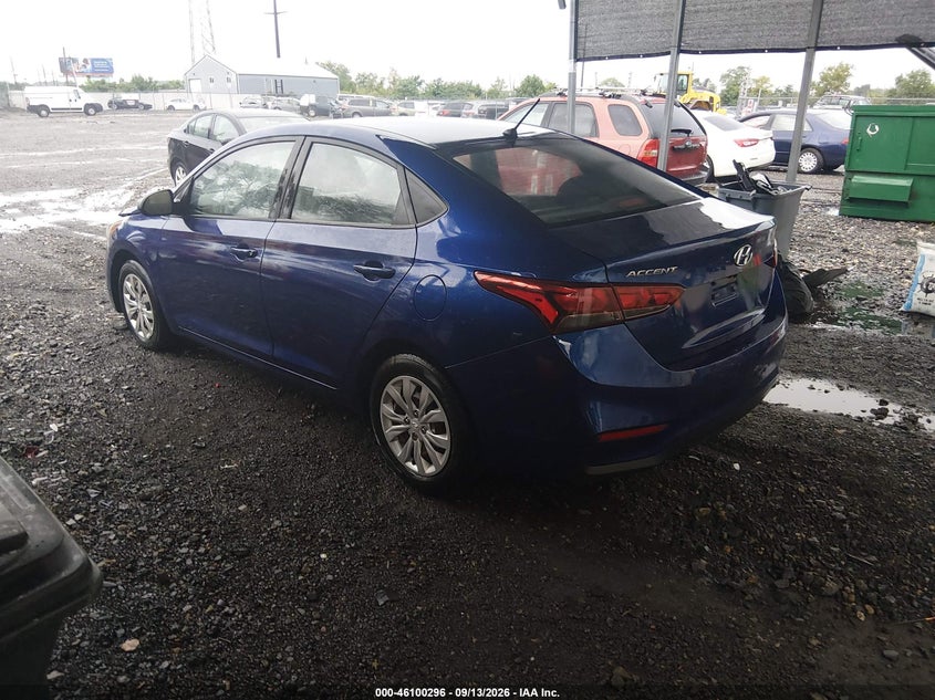 Vin: 3kpc24a31je032603, lot: 46599954, hyundai accent se 20183