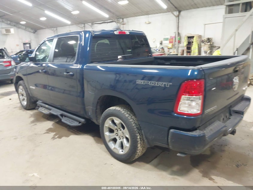 Vin: 1c6rrffg0nn477694, lot: 46599963, ram 1500 big horn  4x4 5'7 box 20223