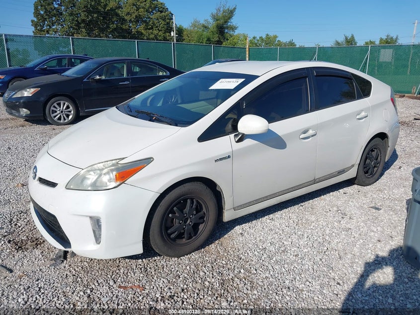 Vin: jtdkn3du9c5440816, lot: 46599986, toyota prius two 20122