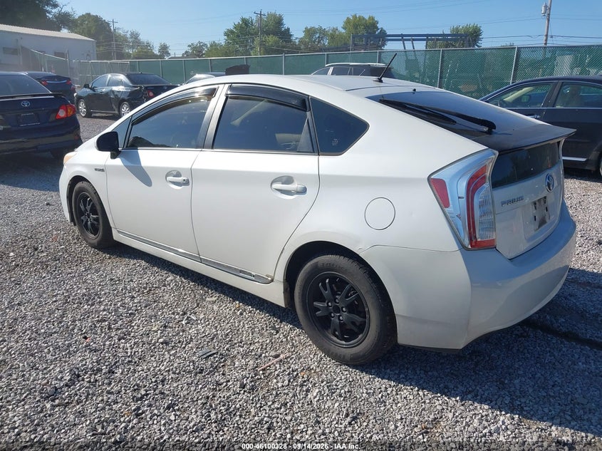 Vin: jtdkn3du9c5440816, lot: 46599986, toyota prius two 20123