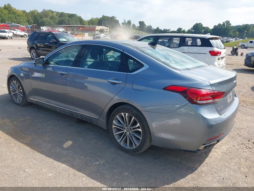 Vin: kmhgn4jexfu034722, lot: 46599990, hyundai genesis 3.8 20153