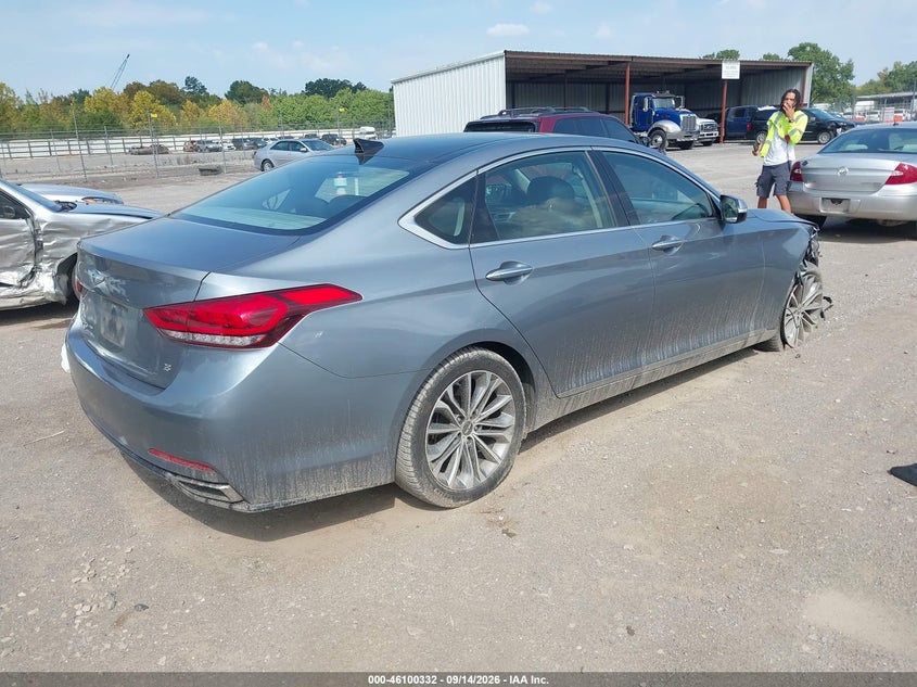 Vin: kmhgn4jexfu034722, lot: 46599990, hyundai genesis 3.8 20154